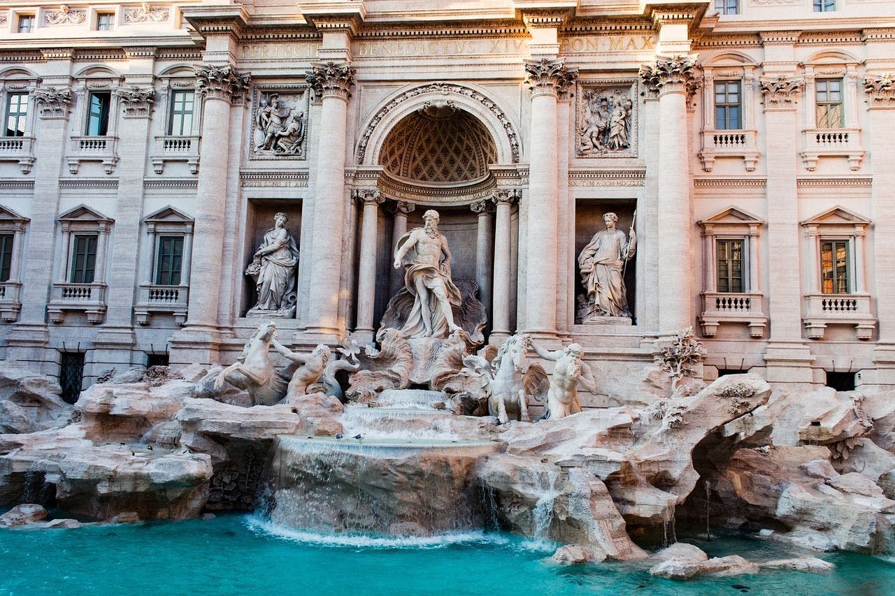 Rome Trevi Fountain